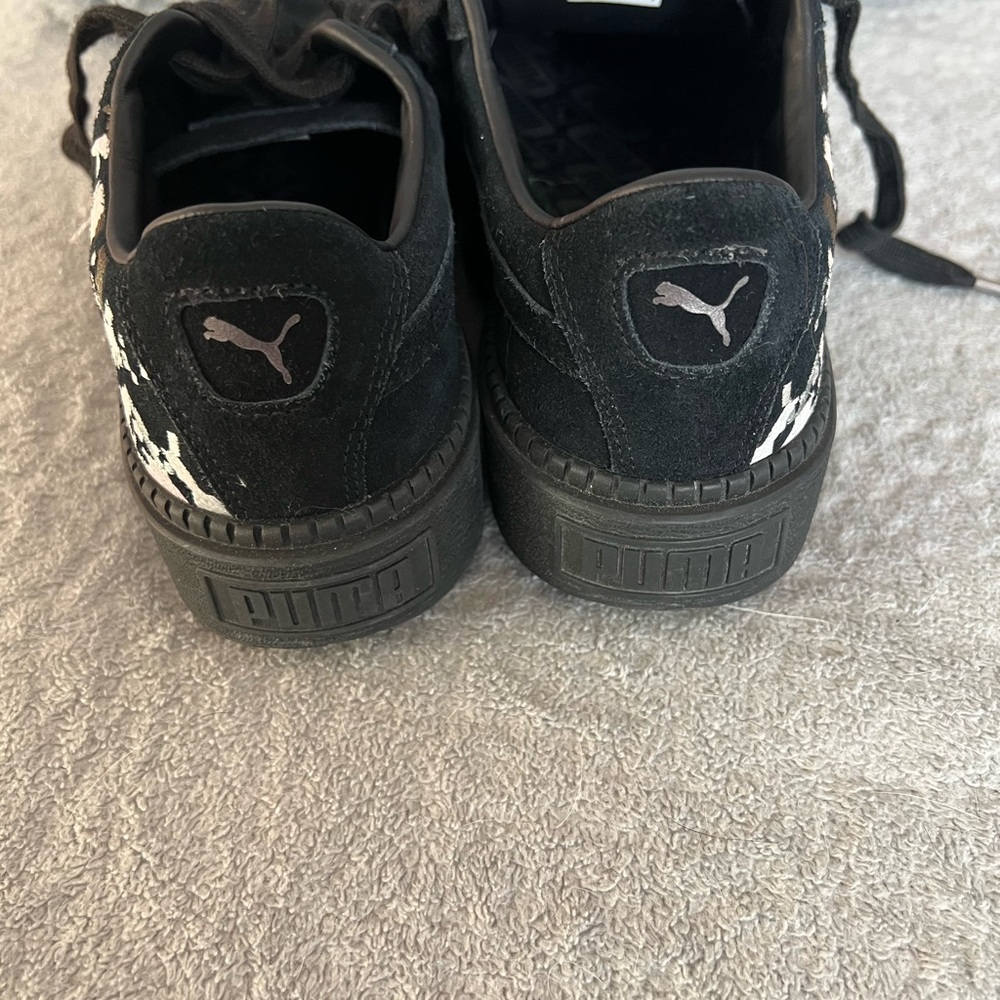Puma Women's Platform Trace WN's Sneaker, Black - Picture 3 of 6